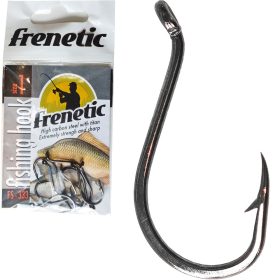   Frenetic FS333  black nikkel békés halas fenekező füles horog 6