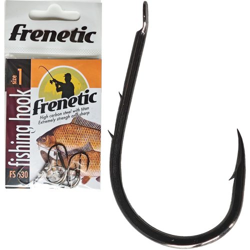 Frenetic FS530 élő csalis fekete lapkás horog 1