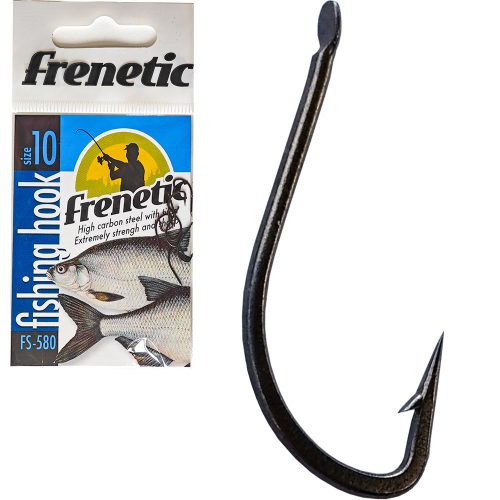 Frenetic horog FS580 black nikkel vékony horog keszegezéshez 20