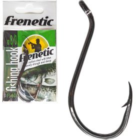   Frenetic horog FS601 extra erős black nikkel harcsás horog 5/0