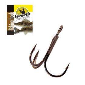 Frenetic horog FS607 black nikkel hármashorog 10