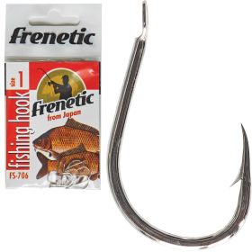 Frenetic horog FS706 ezüst japán lapkás pontyos 10