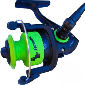 FRENETIC MINI FD gyerek orsó 25 zöld dínós