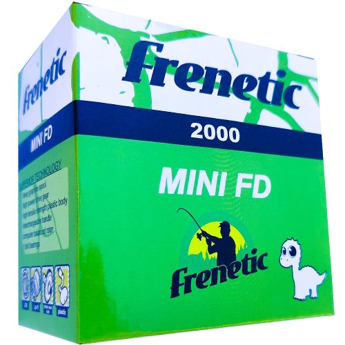 FRENETIC MINI FD gyerek orsó 25 zöld dínós