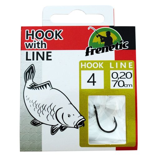 Frenetic előkötött horog 8