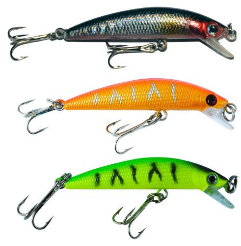Frenetic Wobbler Flicker Ezüst/Fekete 6cm 3g