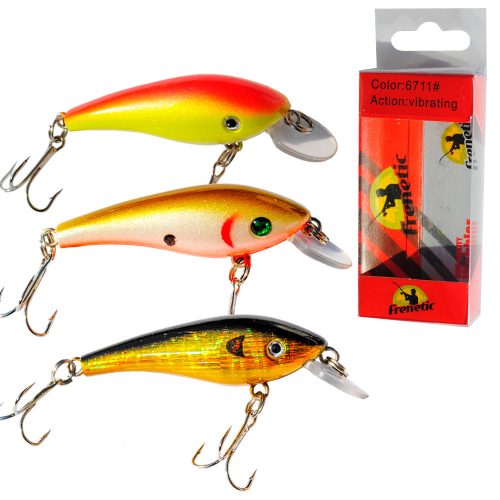 Frenetic Wobbler Archer Arany/Fekete 6cm 3,3g