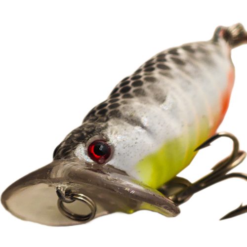 Frenetic Wobbler Gruber 4cm 4g fehér/szürke