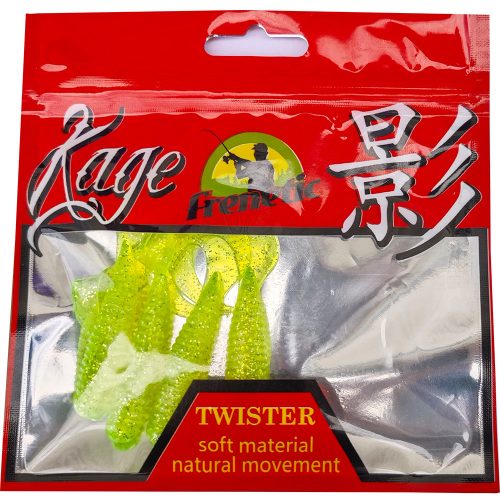 FRENETIC TWISTER EGYFARKÚ Neon zöld 7cm