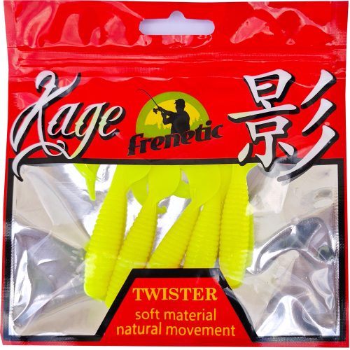 FRENETIC TWISTER EGYFARKÚ Fluo sárga 7cm