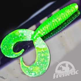 FRENETIC TWISTER KÉTFARKÚ Sötétzöld 7cm