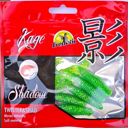 FRENETIC TWISTER KÉTFARKÚ Sötétzöld 7cm