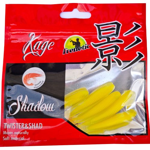 FRENETIC TWISTER HALFARKÚ Sárga/Áttetsző 7,5cm