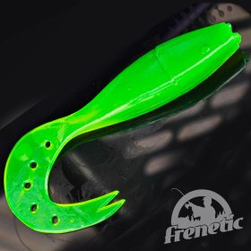 FRENETIC GUMIHAL TWISTERFAROKKAL Zöld 8cm