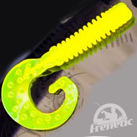 FRENETIC TWISTER Fluo sárga 7,5cm