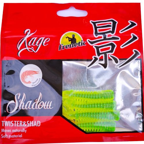 FRENETIC TWISTER Fluo sárga 7,5cm