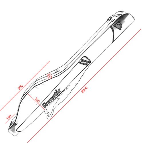 FRENETIC Unka Giant 3 részes merev bottáska