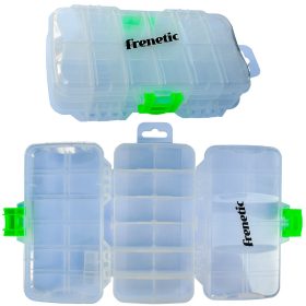   Frenetic #0 doboz, kétirányba nyíló twisteres wobbleres horgász doboz