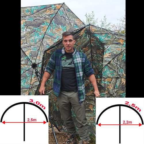 Frenetic terepszínű ernyő 250cm