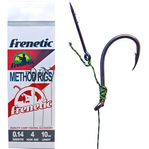 Frenetic előkötött horog csalitüskével 6-os horog 0,12 mm zsinór 10cm