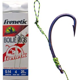   Frenetic előkötött horog füllel 10-es horog 0,12 mm zsinór 25cm