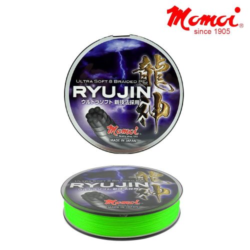 Momoi Ryujin fonott zsinór 130m lime 0,06 mm
