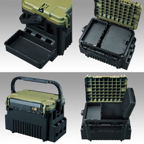 Meiho Versus VS-7055N műanyag horgász láda Fekete