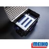 Meiho Bucket Mouth BM-9000 műanyag horgász láda Fekete/fehér