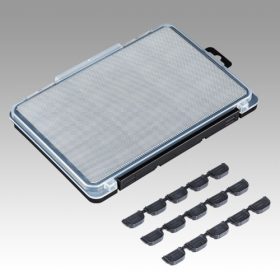   Meiho Light Game Case 3010 gumitartó műanyag horgász doboz