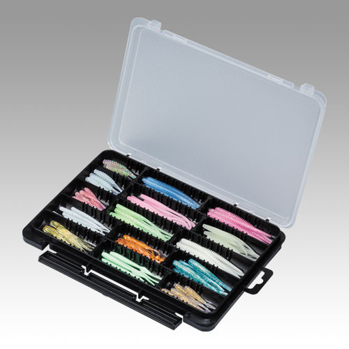 Meiho Light Game Case 3010 gumitartó műanyag horgász doboz