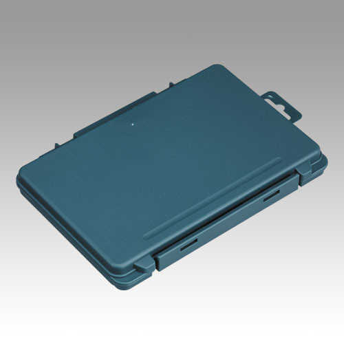 Meiho Free Board Case 3010A szivacsos szerelék és műcsali tartó horgász doboz zöld