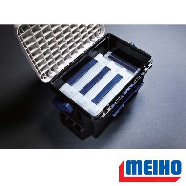 Meiho Bucket Mouth BM-9000 műanyag horgász láda Olive