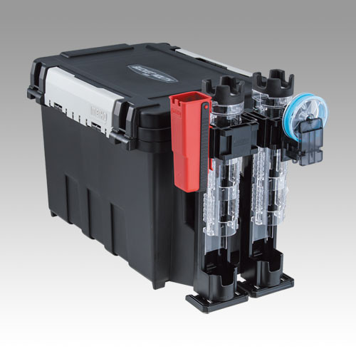 Meiho Bucket Mouth BM-9000 műanyag horgász láda fekete