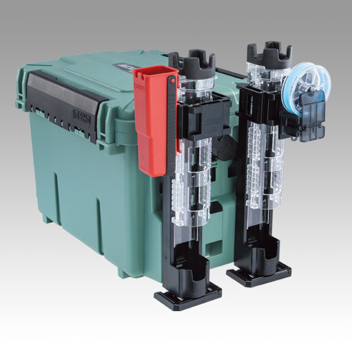 Meiho Bucket Mouth BM-7000 műanyag horgász láda Olive